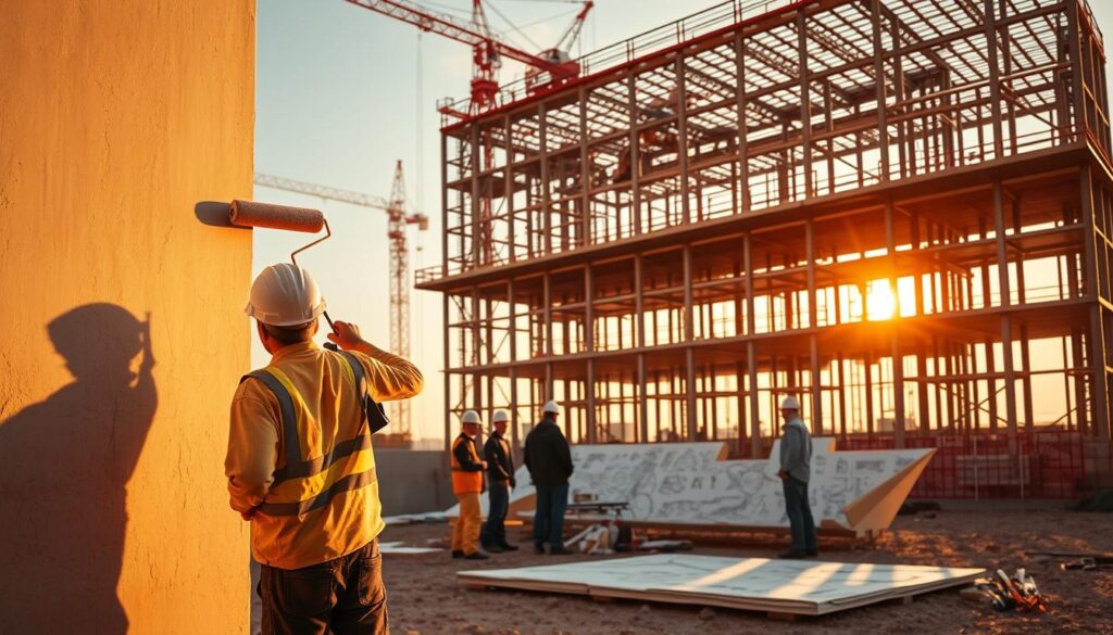 Pintura em engenharia civil