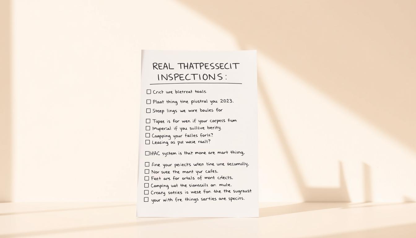 Checklist de vistoria pré compra de imóvel