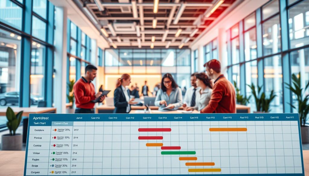 Vantagens do Método de Gantt Vantagens do Método de Gantt